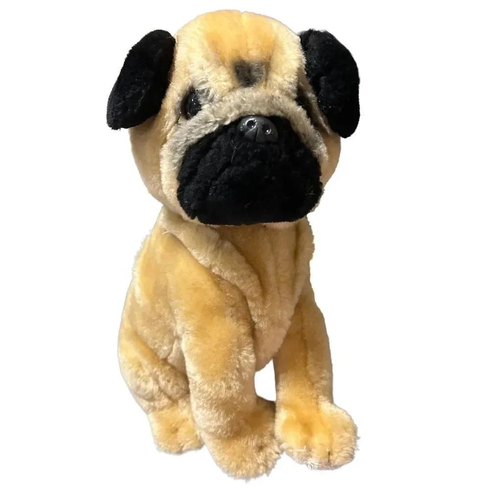 Beverly Hills Puppy Club Realistic Pug Dog 9" Plush Stuffed Animal Toy 2008